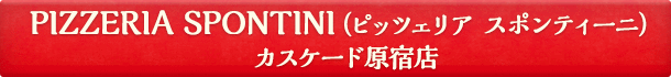 PIZZERIA SPONTINI(ピッツェリア スポンティーニ)カスケード原宿店