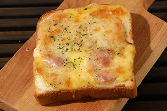 たっぷりチ－ズのクロックムッシュ
