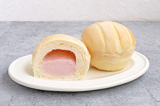 とろけるピ－チメロンパン